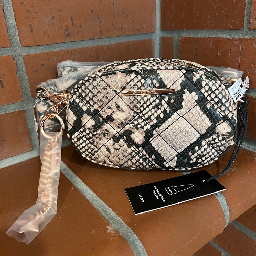 Aldo graber circular bag in snakeskin